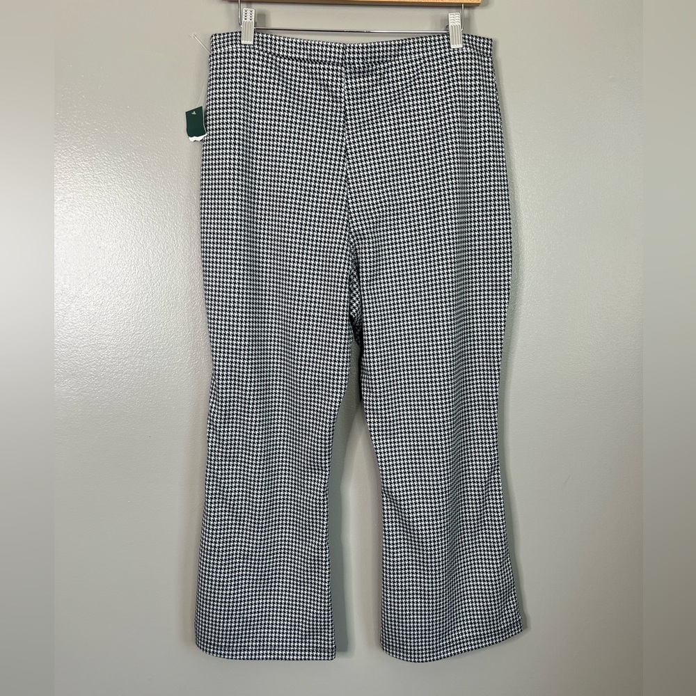 Wild Fable Black herringbone pull on pants size xl‎ office casual dark Academia